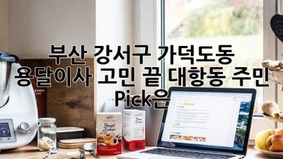 부산 강서구 가덕도동 용달이사🚚 고민 끝! 대항동 주민 Pick은?